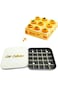 ALMEKAQUZ Metal Cake Box White, Sturdy Duable Material Portable Storage Box, Divided Modern Simple