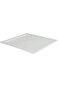BARALEE PORCELIAN CERAMIC SIMPLE PLUS WHITE SQUARE PLATE, 091103A, 16 CM SHORT RIM (6 1/4"), PACK O