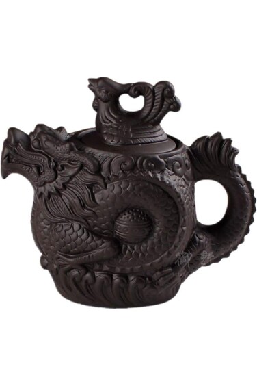 Tongyou Authentic Yixing Teapot Dragon and Phoenix Tea Pot Big Capacity Purple Clay Tea Set Kettle