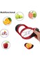 Duomama Stainless Steel Apple Cutter, Corer, and Slicer - 4.72 Inch Tool with 12 Super Sharp Blades