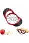 Duomama Stainless Steel Apple Cutter, Corer, and Slicer - 4.72 Inch Tool with 12 Super Sharp Blades