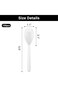100-Piece Disposable Spork Set - Heavy Duty Plastic Forks and Spoons Individually Wrapped for Parti