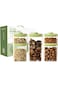 Kitty Pop Up Lid Food Storage Containers: One Touch Milk Powder Dispenser, Clear Storage Airtight f