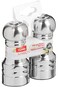 Trudeau 4-1/2" Stainless Steel Salt and Pepper Shaker Set