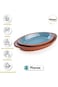 Terracotta Oval Oven Tray With Handle - Colored-Set of 2