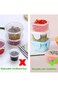Oasisgalore Sauce Containers With Lids Mini Sauce Pots Dip Cups Travel Condiment Container 6Pcs 2oz