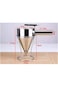 Cake mix distributor, Made of stainless steel.