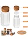 Spice Jars Glass Jars 12 Pcs Glass Spice Jars 4oz Empty Spice Containers Glass Food Storage Contain