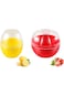 ELECDON 5Pcs Reusable Plastic Fruit &amp; Vegetable Storage Box - Keep Lemons, Tomatoes, Grapes, Corn &amp;