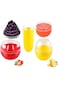 ELECDON 5Pcs Reusable Plastic Fruit &amp; Vegetable Storage Box - Keep Lemons, Tomatoes, Grapes, Corn &amp;