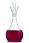 NALACAL 380ml Clear Glass Olive Oil Dispenser Bottle - Leak-Proof Oil &amp; Vinegar Cruet with Non-Drip