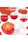 ELECDON 5Pcs Plastic Vegetable Storage Box, Lemon Tomato Grape Corn and Orange Insurance Container