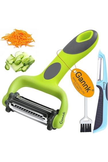 GANNK Potato Apple Vegetable Peelers for Kitchen, I and Y Peelers for Fruit Veggie Potatoes Carrot
