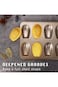 HOOKOR 2 Pack Nonstick Madeleine Pan, 12-cup Heavy Duty Shell Shape Baking Cake Mold Pan. (Champagn