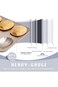 HOOKOR 2 Pack Nonstick Madeleine Pan, 12-cup Heavy Duty Shell Shape Baking Cake Mold Pan. (Champagn