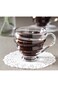 Glass Coffee Mugs 210 ml Cup Set of 6 pcs, Crystal Espresso Mug, Clear Toughened Glass Mug with Han