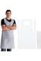 Goodern 1 Roll 100Pcs Disposable Aprons for Adults and Kids,Plastic Disposable Aprons Waterproof Oi