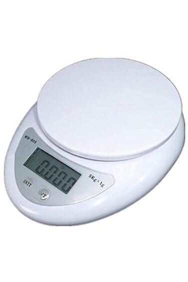 ميزان طعام رقمي من بوث ستاك برو - أبيض