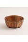 Alberto Acacia wood dark brown salad bowl 19 * 8 cm