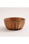Alberto Acacia wood dark brown salad bowl 19 * 8 cm