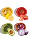 Silicone Fruit Storage Box,Fruit And Vegetable Anti-Oxidation Storage Box,Silicone Fruit and Vegeta