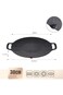 BBQ Grill Pan 30cm Non-stick Grill Pan Round Bbq Plate 2 Handles Korean Grill Pan Nonstick Durable