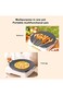 BBQ Grill Pan 30cm Non-stick Grill Pan Round Bbq Plate 2 Handles Korean Grill Pan Nonstick Durable