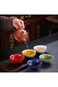 5 pcs Ceramic Tea Cup, Chinese Kung Fu Tea Set, Yerba Mate Tea Set, Ceramic Mate Cup Set, Coffee Es