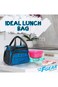 F Gear Yolo Lunch Bag (Aqua Blue Black)