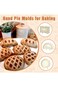 AXIYIBZI 3PCS Mini Hand Pie Molds, Dough Press Pocket Pie Molds, One Press Hand Pie Maker for Hallo