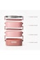 TRASSLE Bento Lunch Box,Stackable 3 Layers Bento Box,2000ml Large Capacity Lunch Containers,Leak-Pr