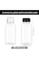MIMIND 12 Pack 8 Ounce Empty Plastic Juice Bottles, Reusable Clear Bulk Containers with Black Tampe