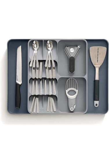 Kitchen Drawer Organizer Tray,Expandable Drawer Cutlery Organizer For Flatware, Silverware, Cooking