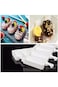 PUPU Popsicle Molds, Homemade Silicone Ice Cake Pop Molds Oval 4 Cavities White, Cakesicle Baking M