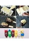 PUPU Popsicle Molds, Homemade Silicone Ice Cake Pop Molds Oval 4 Cavities White, Cakesicle Baking M