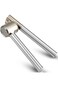 TERRIFI Garlic Press, 304 Stainless Steel Garlic Mincer and Crusher, Heavy Duty and Easy Squeeze De