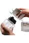 Azonee Honey Dispenser Glass, 2 Pcs Jar With Lid and No Drip Plastic Pour Spout, Oil Vinegar Contai