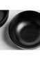 MN 3 Pieces Melamine Black Sauce Dip Plates   Shatterproof Dishwasher Safe   Small Side Appetizer P