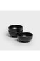 MN 3 Pieces Melamine Black Sauce Dip Plates   Shatterproof Dishwasher Safe   Small Side Appetizer P