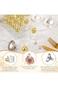 Uiifan 12 Pcs 0.5 oz Cube Shape Small Salt and Pepper Shakers with Tone Tops Clear Mini Glass Seaso