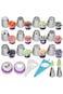 Khazna Russian Piping Tips Baking Supplies Set Cake Decorating Tips for Cupcake Cookies Birthday Pa