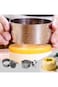 Tazweeq Cake Ring Molds, Professional Stainless Steel Baking Molds with Pusher &amp; Lifter Cooking Rin