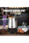 غلاية كهربائية لتسخين القهوة التركية، وعاء عالي الجودة من الفولاذ المقاوم للصدأ، مقبض بارد الملمس T