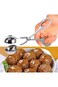 Non Stick Meat Melon Baller, Stainless Steel Home Maker Meat Baller Tongs Cake Pop Meatball Maker I