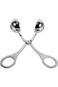 Non Stick Meat Melon Baller, Stainless Steel Home Maker Meat Baller Tongs Cake Pop Meatball Maker I
