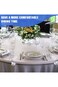 KASTWAVE Transparent Tablecloth Clips Clear Food Service Tablecloth Clips Table Cloth Hold Down Cli