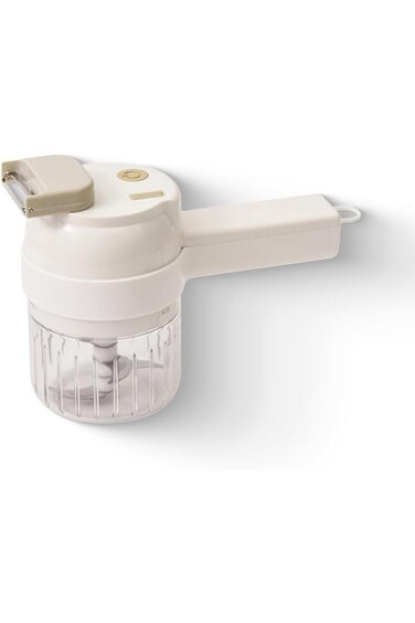 مجموعة قطاعة خضراوات كهربائية، 4 في 1، مفرمة يدوية، قطاعة ثوم مهروسة، وخلاط متعدد الوظائف