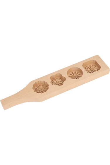 Mastergold - Traditional Maamoul Molds Made of Wood   Wooden Biscuit Molds for Baking   Cookie Cutt