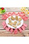 SWIUKPHE Cat Cookie Cutters 8 Pcs with Plunger Stamps Set 3D Cat Paw Shape Biscuit Cutter Funny Car