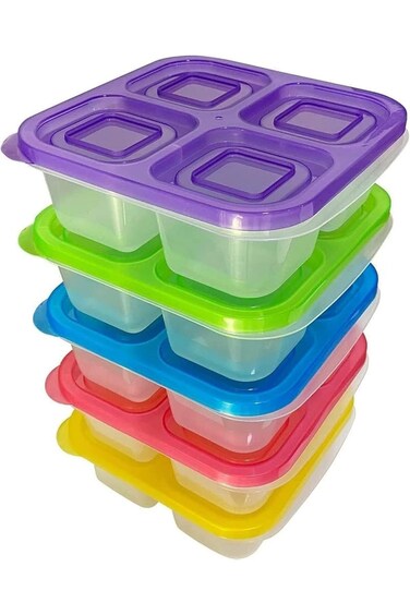 5Pcs Snack Box Containers for Kids School, Food Container for Kids Bento Box for Kids Adults